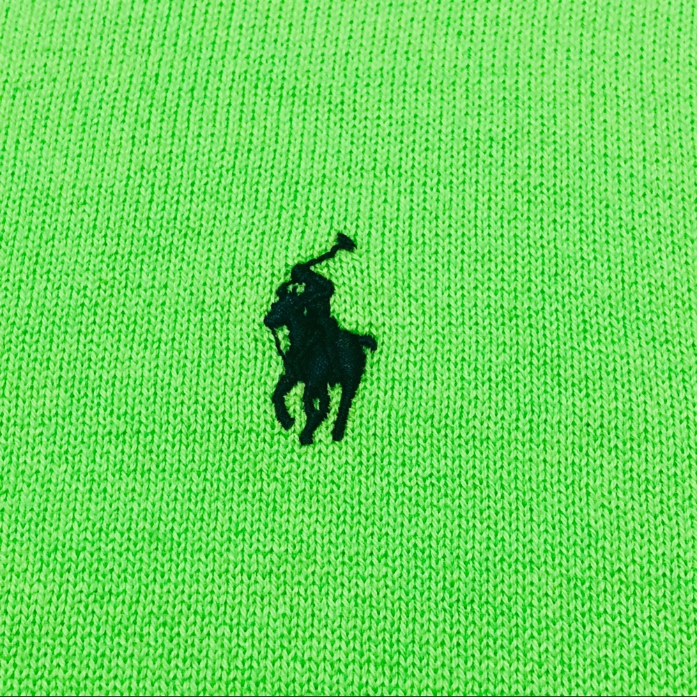 *SOLD* Polo Ralph Lauren Bright Green Small 8 NWT - Picture 4 of 8